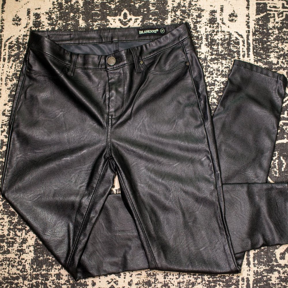 Blank NYC Vegan Leather Skinny Pants